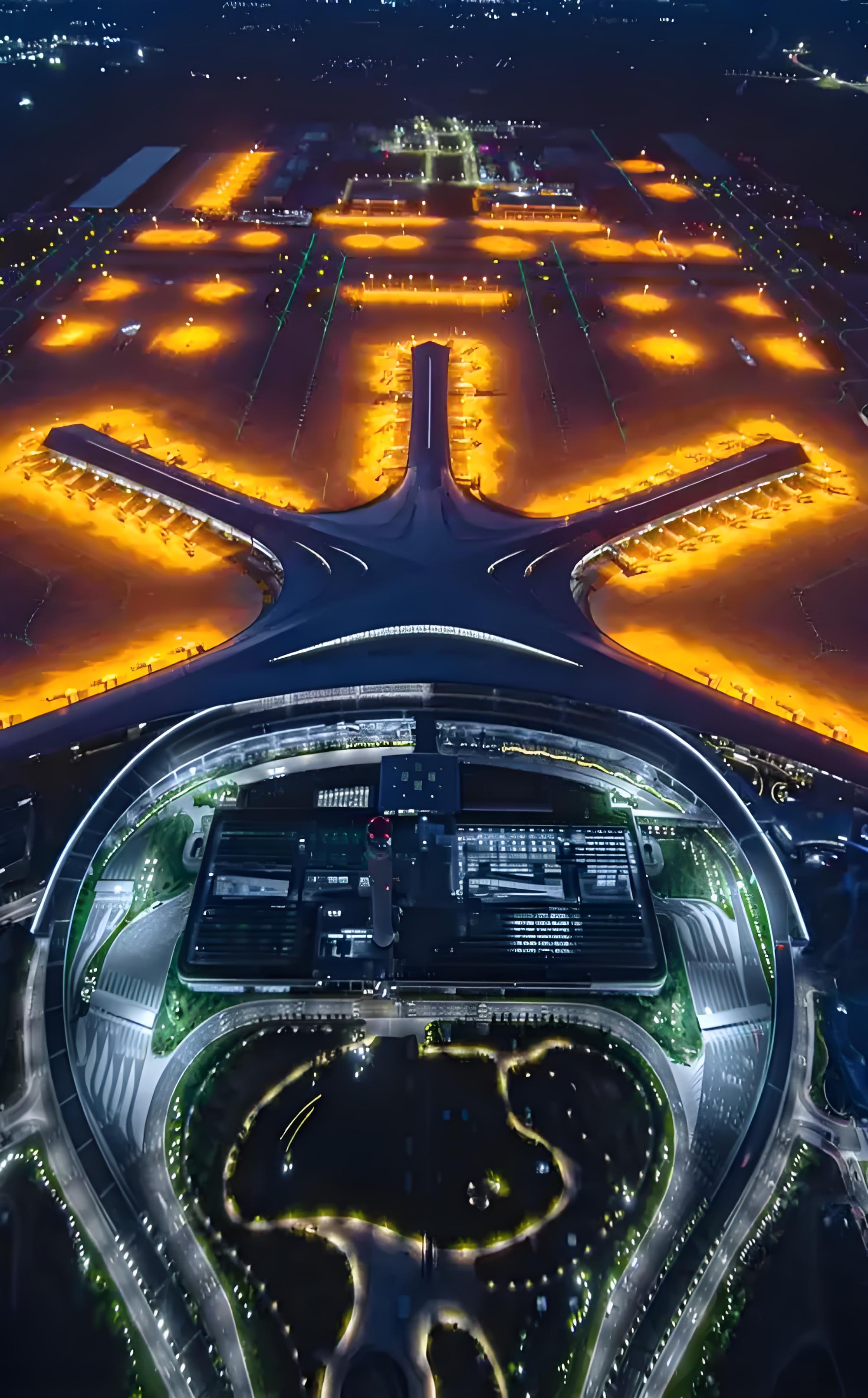 青岛航空快递:胶东国际机场上空的青岛航空快递展物流华章